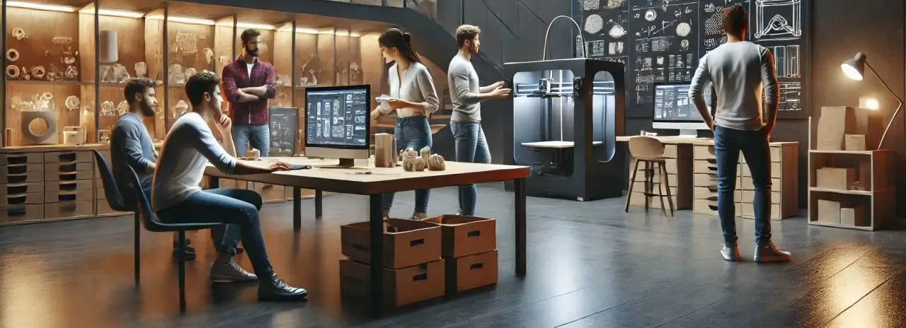 Equipo de diseño trabajando en la oficina